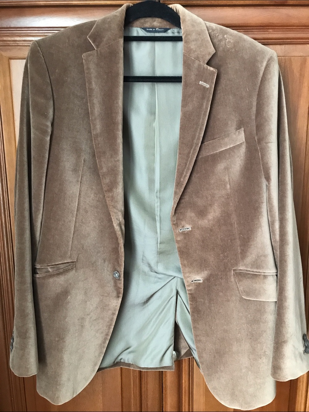 Banana Republic Men’s Chestnut Brown Velvet Blazer 38R